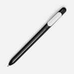 Ручка шариковая SWIPER, черная с белым