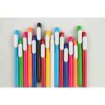 Ручка шариковая SWIPER, черная с белым