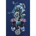 Толстовка BEAUTY SLEEP, синий меланж, размер S