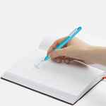 Ручка шариковая SWIPER SOFT TOUCH, голубая с белым