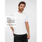 Футболка унисекс T-BOLKA 180, белая, размер 4XL