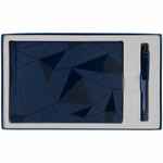 Набор GEMS: ежедневник и ручка, синий