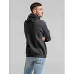 Толстовка с капюшоном SNAKE II черный меланж, размер S