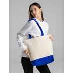 Холщовая сумка SHOPAHOLIC, ярко-синяя