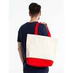 Холщовая сумка SHOPAHOLIC, красная