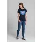 Футболка женская «Ван-Пиг», синий, размер S