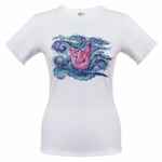 Футболка женская «Ван-Пиг», белый, размер S