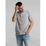 Рубашка поло мужская VIRMA PREMIUM, серый меланж, размер S