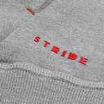 Толстовка REVERS, серая с красным, размер XS