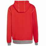 Толстовка REVERS, серая с красным, размер XS