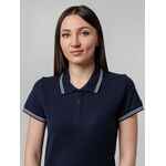Рубашка поло женская VIRMA STRIPES LADY, темно-синяя, размер S