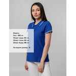 Рубашка поло женская VIRMA STRIPES LADY, ярко-синяя, размер S