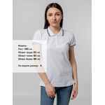 Рубашка поло женская VIRMA STRIPES LADY, белая, размер M