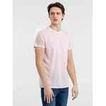 Футболка мужская приталенная REGENT FIT розовый меланж, размер XS