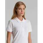 Рубашка поло женская SUNSET белая, размер L