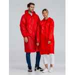 Дождевик унисекс RAINMAN STRONG красный, размер XS