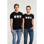 Футболка женская «Небо-Душа» (дворы СПб), черная, размер XS