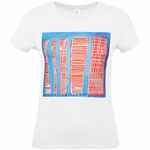 Футболка женская «Небоскребы», белая, размер S