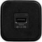 Беспроводная колонка с подсветкой гравировки GLIM, черная