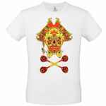 Футболка YO HO HOHLOMA, белая, размер XS