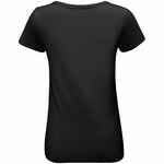 Футболка женская «Арт-рокстар. KISS ME», черная, размер S