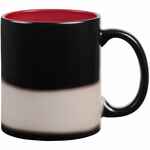 Кружка-хамелеон ON DISPLAY, матовая, черная с красным