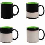 Кружка-хамелеон ON DISPLAY, матовая, черная с зеленым