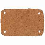 Лейбл кожаный BETA, S, бежевый