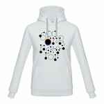 Толстовка с капюшоном NO DRUGS, белая, размер S