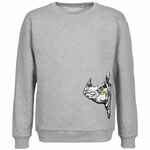 Толстовка NOSOROCK, серый меланж, размер S