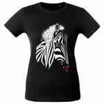 Футболка женская «Арт-рокстар. KISS ME», черная, размер S