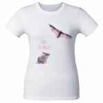 Футболка женская AN ANGEL, белая, размер S