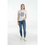 Футболка женская BEAR, белая, размер S