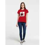 Футболка женская CARMEN AND CARWOMAN, красная, размер S