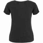 Футболка женская CHAKRADAY, черный меланж, размер S