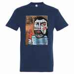 Футболка «У матросов нет вопросов», кобальт (темно-синяя), размер S