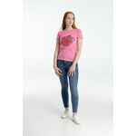 Футболка женская «Узор», розовая, размер S