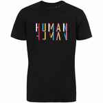 Футболка HUMAN, черная, размер S