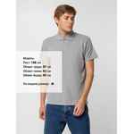 Рубашка поло мужская SPRING 210 серый меланж, размер S