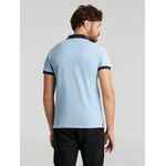 Рубашка поло PRINCE 190 голубая с темно-синим, размер XS