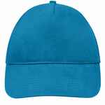 Бейсболка SUNNY, ярко-бирюзовая