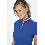 Рубашка поло PATRIOT WOMEN белая с черным, размер M