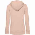 Толстовка на молнии с капюшоном женская BNC INSPIRE (ORGANIC), розовая, размер XS