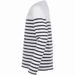 Футболка детская с длинным рукавом MATELOT LSL KIDS, белая с темно-синим, на рост 96-104 см (4 года)