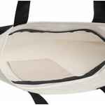 Сумка для покупок на молнии SHOPAHOLIC ZIP, неокрашенная с черным