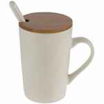 Кружка PARLEY с ложкой и бамбуковой крышкой