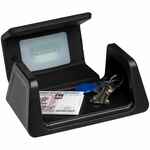 Настольный стерилизатор с беспроводной зарядкой и часами UV DEPOT, черный