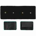 Кошелек PARTINICO, черный с бирюзовым