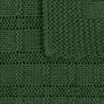 Плед SNIPPET, темно-зеленый