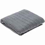 Плед PLUMA, темно-серый (графит)